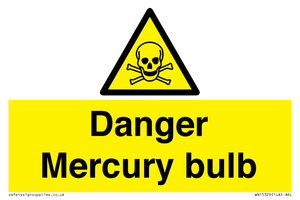 Danger Mercury bulb
